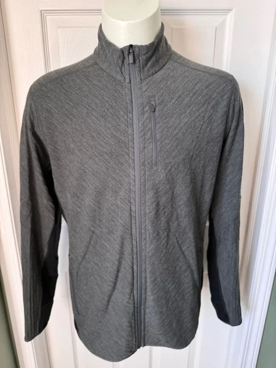 Men’s Icebreaker Merino Wool Descender Full Zip Outdoor Jacket Size XXL Like NEW - Picture 8 of 16
